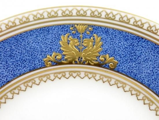 ウェッジウッド　コロンビア　パウダーブルー　B&Bプレート　デザートプレート ウェッジウッド プレート□コロンビア パウダーブルー デザート