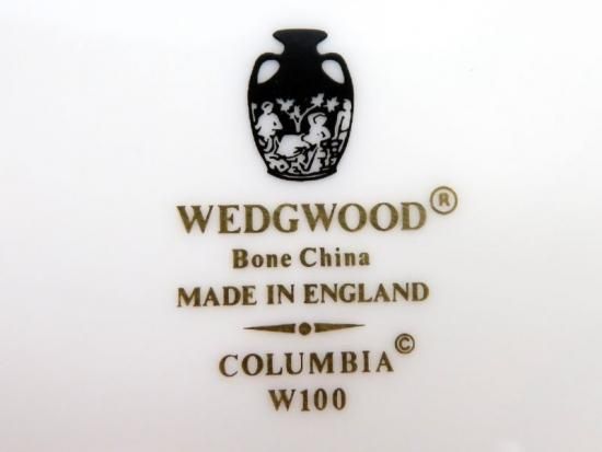 ウェッジウッド プレート□コロンビア パウダーブルー デザート