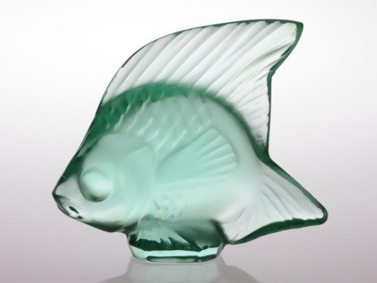 ラリック LALIQUE 魚 フィギュリン 置物 レッド - コスプレ