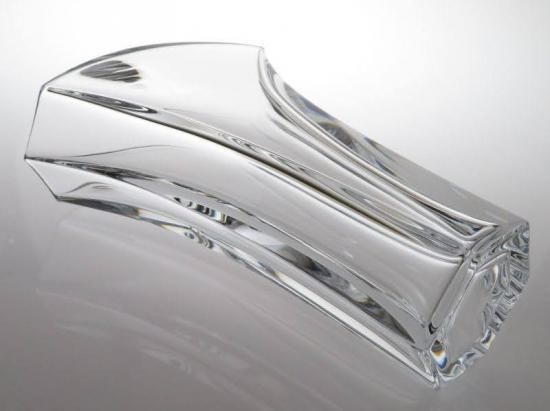 バカラ 花瓶 ○ ギンコ 銀杏 イチョウ フラワー ベース 18cm ヴェース