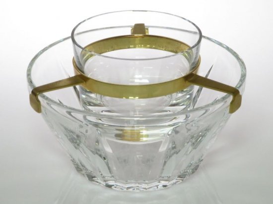 バカラ レア 高級 シリウスボウル 琥珀色 水晶玉 クリスタルガラス製