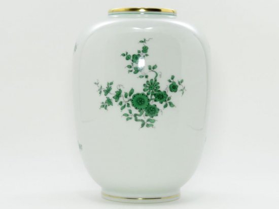 アウガルテン 花瓶□プリンスオイゲン グリーン フラワーベース