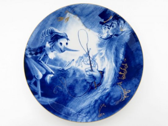 マイセン プレート□イヤープレート 1985年 飾り皿 ピノキオ 童話