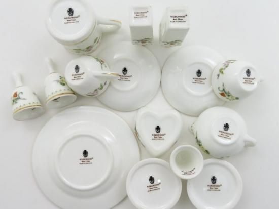 ウェッジウッド・ミラベル ミニチュアセット ウェッジウッド ミニチュア□ミラベル ミニチュアセット 13点