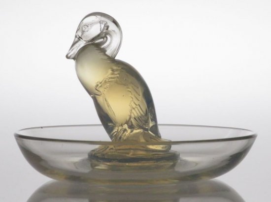 アンティークラリック リングトレイ ○ 水鳥 リングトレー アクセサリー ピントレイ フロステッド R Lalique - アンティーク  ヴィンテージの高級クリスタル 陶磁器｜グラスクラシック