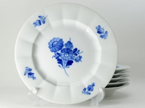 ロイヤルコペンハーゲン プレート□ブルーフラワー アンギュラー