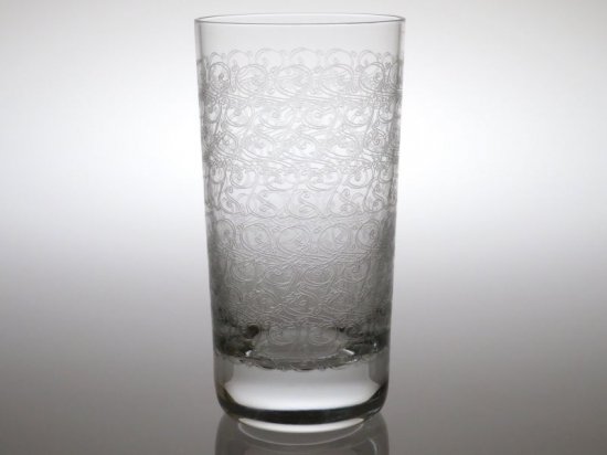 バカラ グラス ローハン ハイボール グラス タンブラー 蔓草文様 エッチング 14cm Rohan - アンティーク ヴィンテージの高級