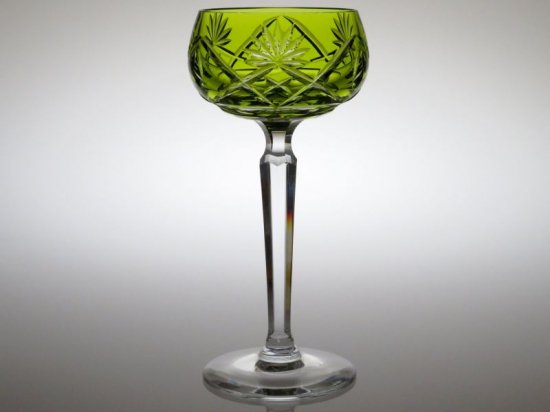 ヴァルサンランベール グラス ○ 被せガラス ワイン グラス 18cm 