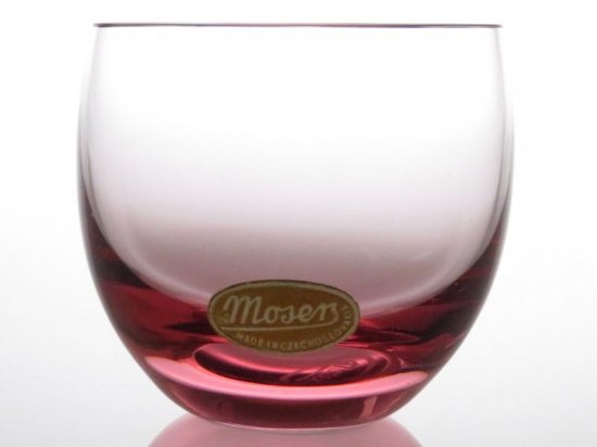 モーゼル グラス ○ ショット グラス 4.5cm ワイン レッド 赤 ピンク
