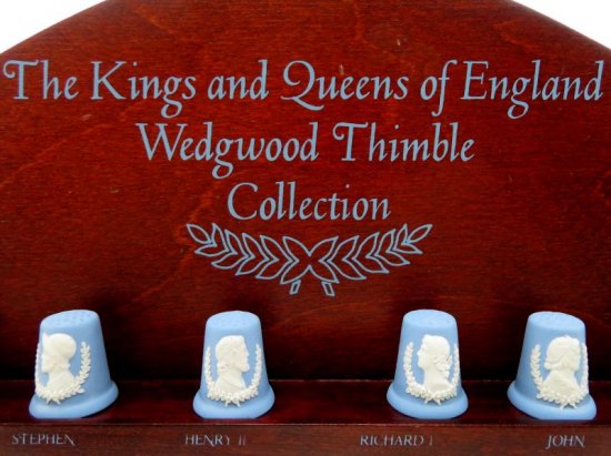 ウェッジウッド セット□The Kings & Queens of England 指ぬき 指貫 