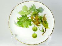 ＫＰＭベルリン フルーツ 飾皿 プレート 金彩 果物 22㎝ ベルリン王立