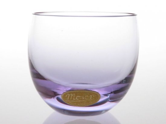 モーゼル グラス ○ ショット グラス 4.5cm 水色 紫 