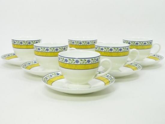 ウエッジウッド WEDGWOOD ミストラル カップ＆ソーサー 6客セット - 食器