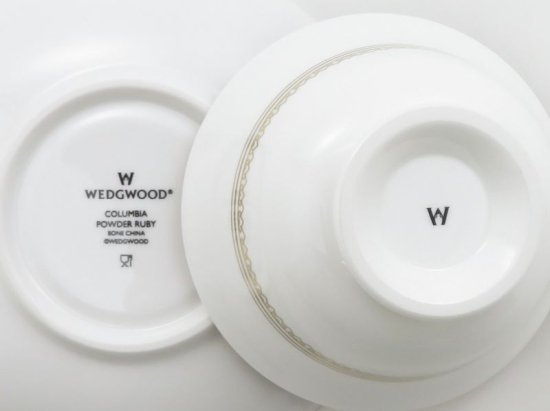 ウェッジウッド カップ＆ソーサー□コロンビア パウダールビー C＆S 1客 WEDGWOOD 1級品 2 - アンティーク  ヴィンテージの高級クリスタル 陶磁器｜グラスクラシック