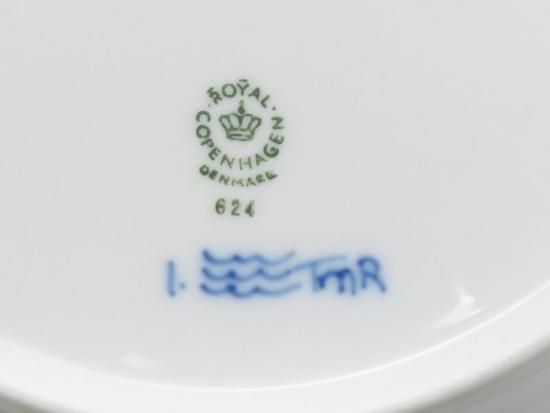 ロイヤルコペンハーゲン プレート□ブルーフルーテッド ハーフレース