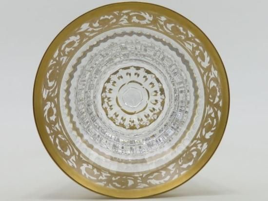 サンルイ グラス ○ シスル ワイン グラス 16cm 金彩 クリスタル