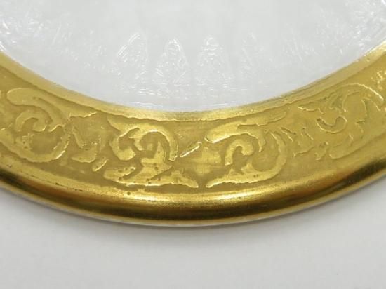 サンルイ グラス ○ シスル ワイン グラス 16cm 金彩 クリスタル