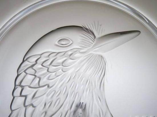 ラリック プレート ○ イヤー プレート 21.5cm クリスタル 皿