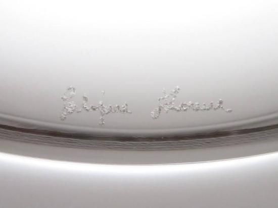 ラリック プレート ○ イヤー プレート 21.5cm クリスタル 皿 カケス