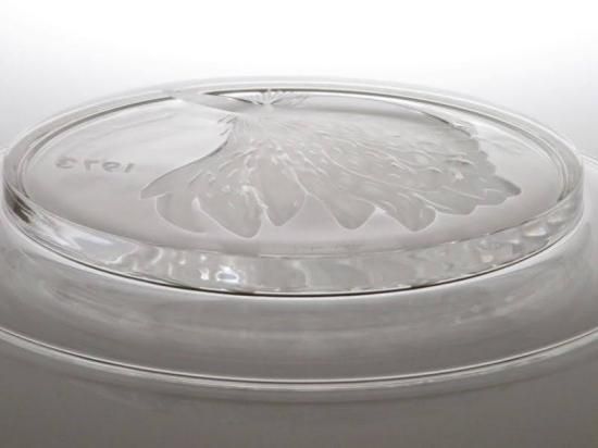 ラリック プレート ○ イヤー プレート 21.5cm クリスタル 皿