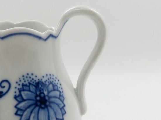 ドイツ Bavaria クリーマー ミルク入れ ブルーオニオン 新品 美品 希少 マイセン クリーマー□ブルーオニオン クリーマー 脚付き ミルク