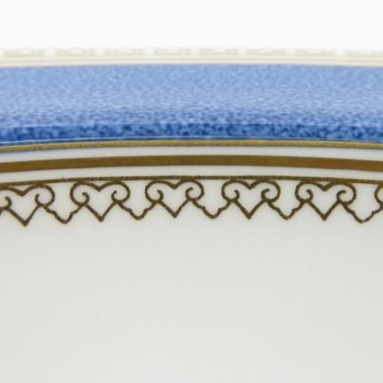 ウェッジウッド プレート□コロンビア パウダーブルー スーププレート