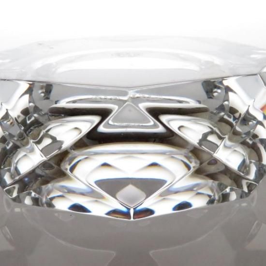 Baccarat クリスタル 八角形灰皿 バカラ 灰皿 ○ アッシュトレイ クリスタル 重厚 ヴィンテージ