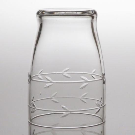 ジャン・ハガラ 帽子の少女と馬の人形 ヴィンテージ ステンドグラス ジョディ 作品番号【A－11】オールド バカラ グラスSS ROHAN (ペア