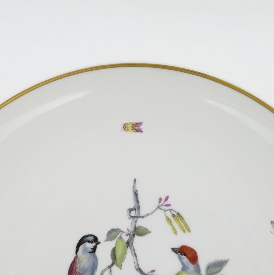 KPMベルリン プレート□鳥と蝶 飾り皿 24.5cm 金彩 鳥 蝶 1枚 ベルリン