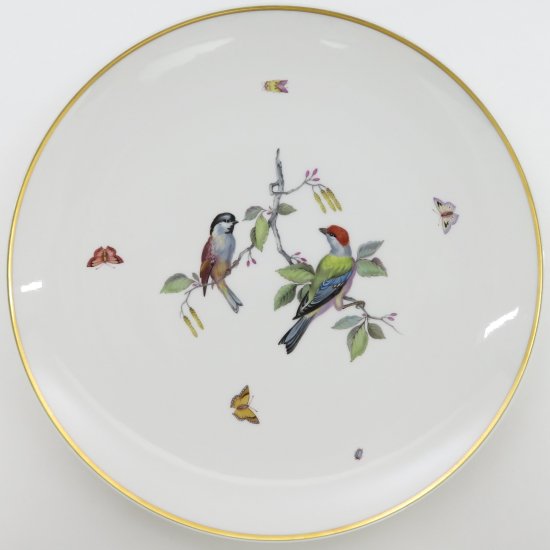 KPMベルリン プレート□鳥と蝶 飾り皿 24.5cm 金彩 鳥 蝶 1枚 ベルリン 