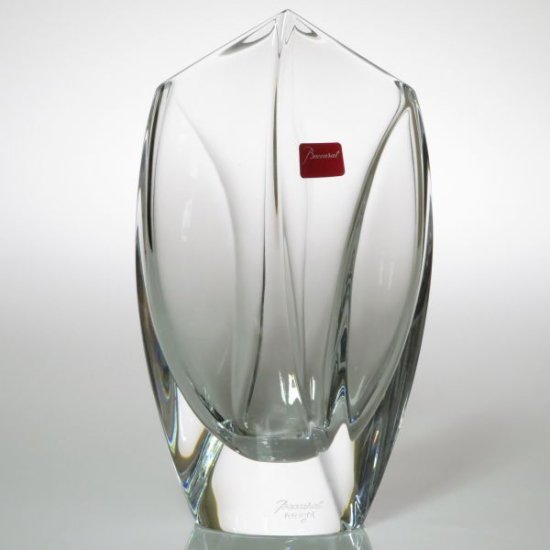バカラ 花瓶 ○ ジベルニー ベース ヴェース 17.5cm クリスタル 箱 