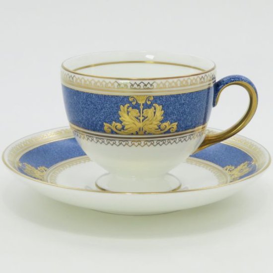 ウェッジウッド カップ&ソーサー□コロンビア パウダーブルー C&S 1客 WEDGWOOD 1級品 4 - アンティーク  ヴィンテージの高級クリスタル 陶磁器｜グラスクラシック