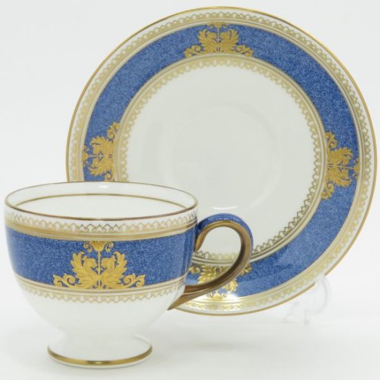 ウェッジウッド カップ&ソーサー□コロンビア パウダーブルー C&S 1客 WEDGWOOD 1級品 6 - アンティーク  ヴィンテージの高級クリスタル 陶磁器｜グラスクラシック