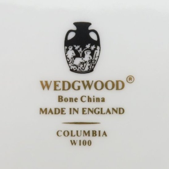 ウェッジウッド プレート□コロンビア パウダーブルー ディナープレート 27cm 大皿 6枚セット WEDGWOOD 1級品 - アンティーク  ヴィンテージの高級クリスタル 陶磁器｜グラスクラシック