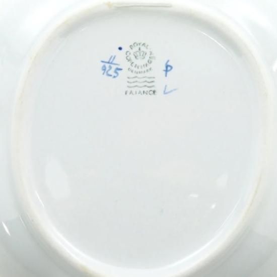 ロイヤルコペンハーゲン プレート□トランクェーバー ブルー