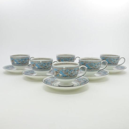 WEDGWOOD ウェッジウッド フロレンティーン ターコイズ 6客キッチン