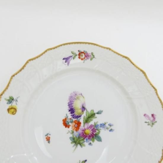 美品✨レア✨ロイヤルコペンハーゲン　サクソンフラワー 透かし プレート 皿 花 美品✨レア✨ロイヤルコペンハーゲンサクソンフラワー 透かし