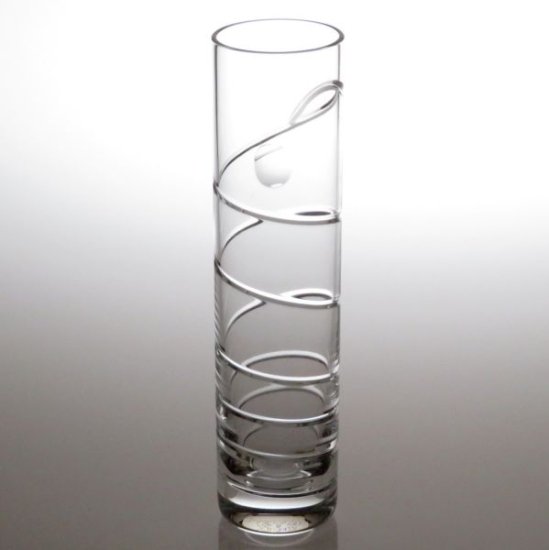 バカラ 花瓶 ○ オルグ スパイラル フラワー ベース ヴェース 20cm 