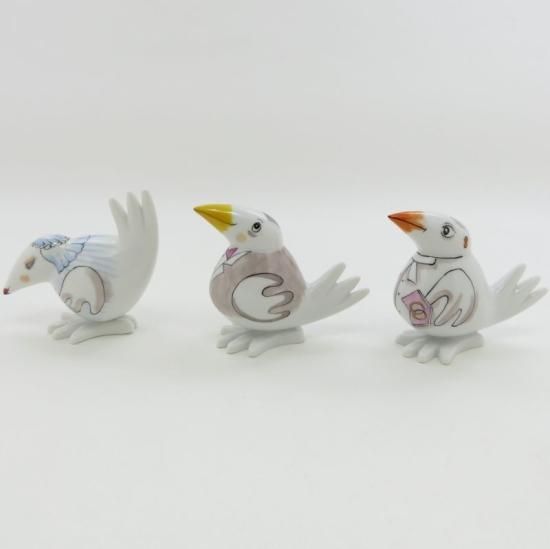 【メール便無料】 マイセン 置物□コミックバード ウェディング フィギュリン マイセン