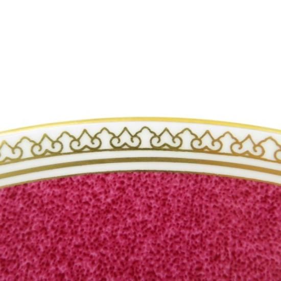 ウェッジウッド プレート□コロンビア パウダールビー スーププレート