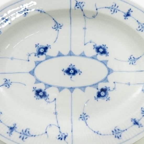 ロイヤルコペンハーゲン プレート□ブルーフルーテッド プレイン