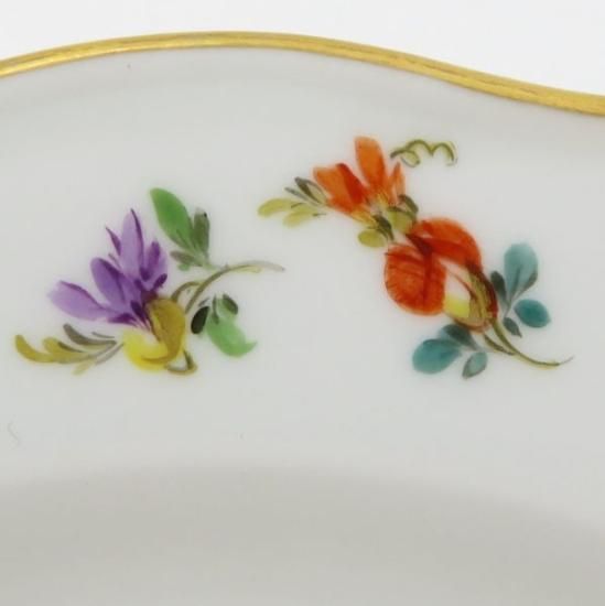 マイセン プレート□ベーシックフラワー ブーケ 五つ花 サラダ