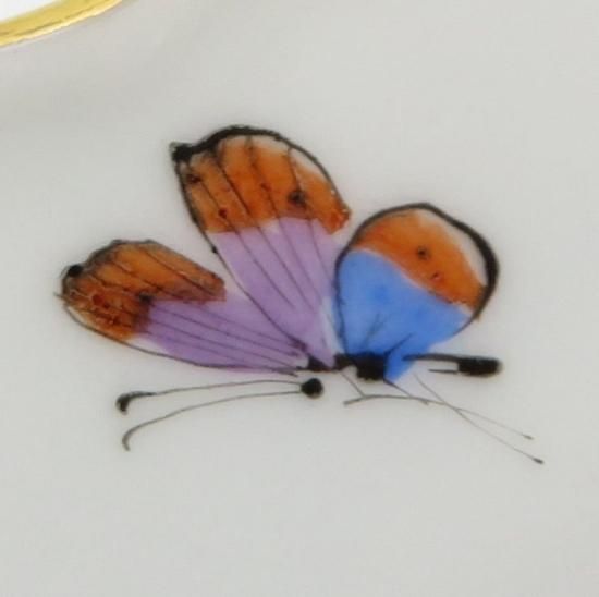 マイセン プレート□ベーシックフラワー ブーケ 五つ花 サラダ