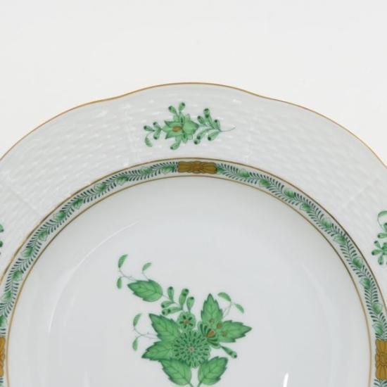 HERENDへレンド　アボニーグリーン　スープ皿4枚 HERENDへレンドアボニーグリーンスープ皿4枚