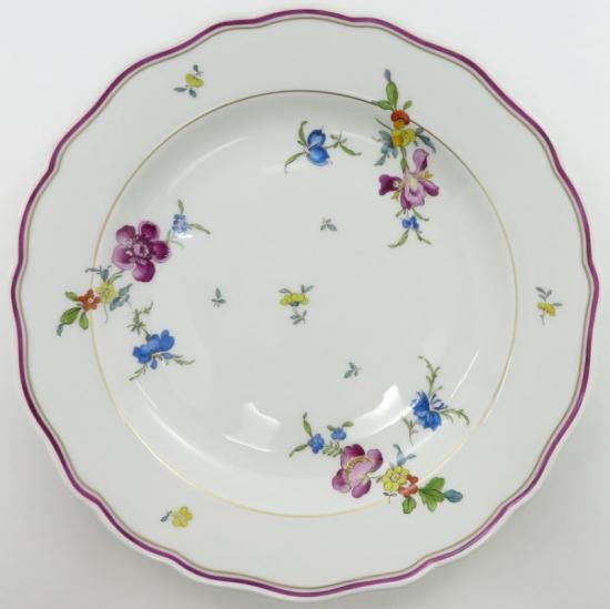 マイセン プレート□ベーシックフラワー ブーケ ディナー