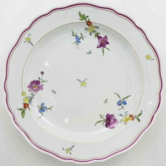 マイセン プレート□ベーシックフラワー ブーケ ランチプレート 21.5cm