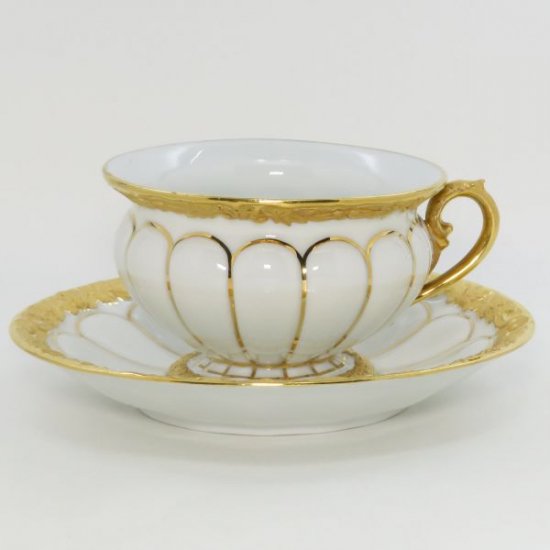 マイセン カップ&ソーサー□Xフォーム C&S 金彩 ゴールド 1924-1934年製造 1客 Meissen 1級品 7 - アンティーク  ヴィンテージの高級クリスタル 陶磁器｜グラスクラシック