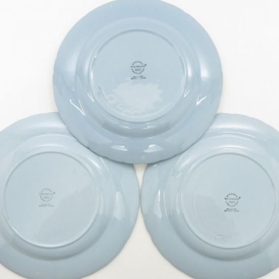 ウェッジウッド プレート□クイーンズウェア クリームonラベンダー