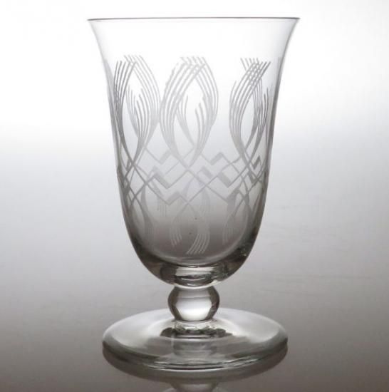 アールデコ　ガラス　杯　1840年代　アンティーク　送料込み250911 アールデコ ガラス 杯 1840年代 アンティーク 送料込み250911