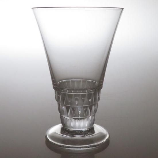 ラリック グラス ○ ブルグイユ ワイン グラス 幾何学文様